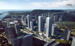 珠海大橫琴大廈項(xiàng)目工程 19.6萬平方米